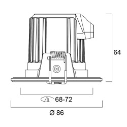 0005074 SYLCORE 740LM 830 IP65 WHT - 2