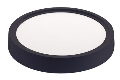 18W Sıva Üstü Siyah Yuvarlak Panel ECO 6500K - 1
