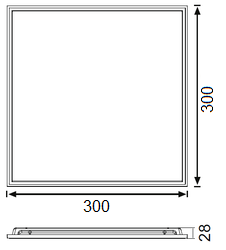 JK3031 Backlight LED Panel Clip-In (3000K) - 2