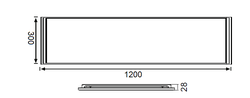 JK30120 Backlight LED Panel (3000K) - 2