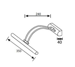 EV216 AS LED Tablo Aplik (3000K) - 2