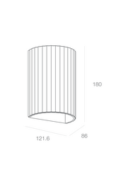 EV600 Beyaz 2xGU10 Duvar Aplik - 2