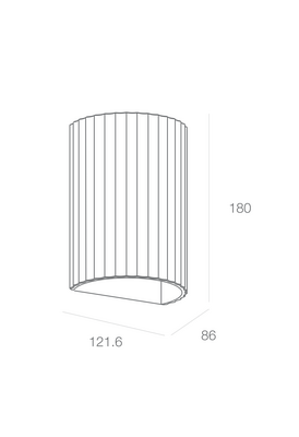 EV600 Beyaz 2xGU10 Duvar Aplik - 2