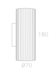 EV602 A Altın 2xGU10 Duvar Aplik - 2