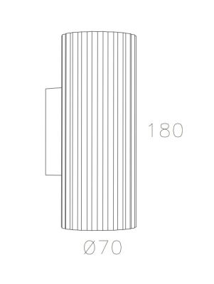 EV602 B Beyaz 2xGU10 Duvar Aplik - 2