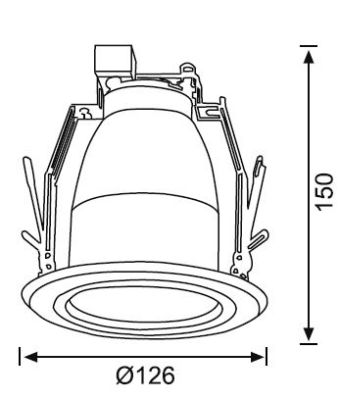 JD529 3 inch Camli Downlight - 2