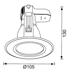 JD550 2 inch Camli Downlight - 2