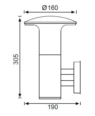 JG947 Bahçe Aplik - 2