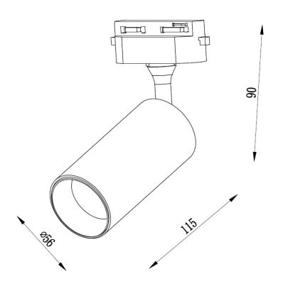 JR658 Monofaze Soketli Ray Spot - 2