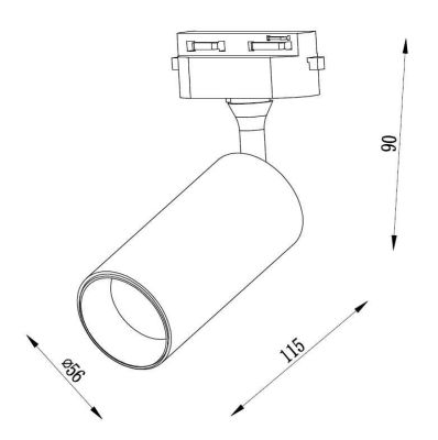 JR658 Monofaze Soketli Ray Spot - 2