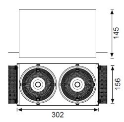 LD436 2'li Çerçevesiz LED Spot (3000K) - 2