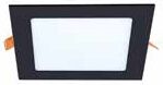 LD445 Siyah Slim Kare LED Panel 18W (6500K) - 1
