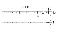 LE210 12V İç Mekan Üç Çipli Şerit LED (4000K) (5MT.) - 2