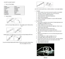 LE211 220 V İç/Dış Mekan Şerit LED (KIRMIZI) - 2