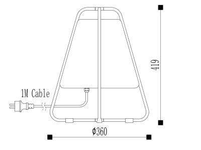 LG900 LED Dekoratif Taşınabilir, Renk Değiştirme Özellikli Armatür (WIFI Bağlantılı& Bluetooth Özell - 3