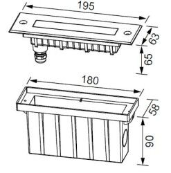 LG925 LED Gömme Bahçe Armatürü (3000K) - 2