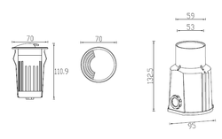 LG928 S LED Gömme Bahçe Armatürü (3000K) - 2