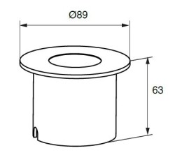 LG946 LED Gömme Bahçe Armatürü (3000K) - 2