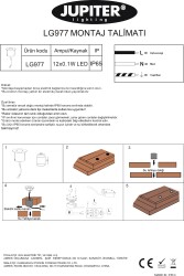 LG977 LED Deck Armatürü (3000K) - 4