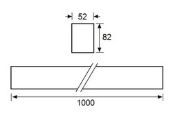 Lineer Led Armatür 30W 4000K - 2