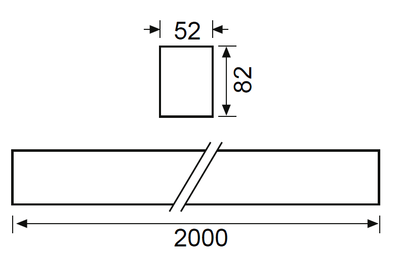 Lineer Led Armatür 60W 3000K - 2