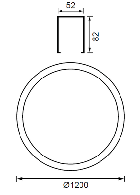 Lineer Led Armatür 65W 3000K - 2