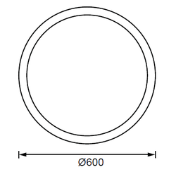 JL061 Lineer Led Davul Armatür (3000K) - 2