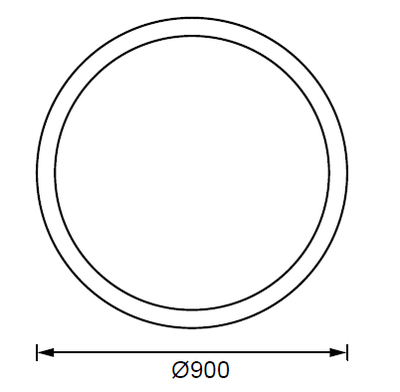 JL091 Lineer Led Davul Armatür (3000K) - 2