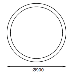 JL091 Lineer Led Davul Armatür (4000K) - 2