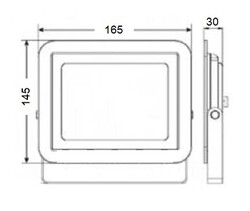 LP030 B 30W Led Projektör 6500K - 2