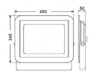 LP300 B 300W Led Projektör 6500K - 2