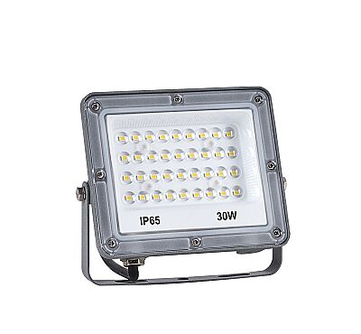 LP502 B 30W Lensli Metalik Gri Led Projektör 6500K - 1