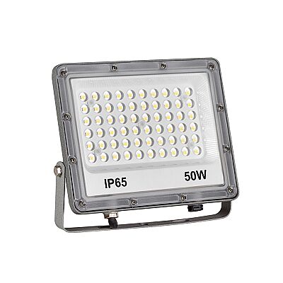 LP503 B 50W Lensli Metalik Gri Led Projektör 6500K - 1