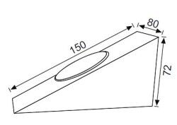 LS438 LED Kabinet Spot (3000K) - 2