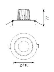 LS440 Hareketli LED Spot (3000K) - 2