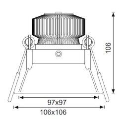 LS443 Sabit LED Spot (3000K) - 3