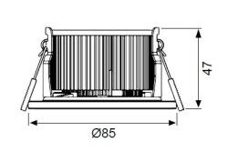 LS453 LED Banyo Spot (3000K) - 2