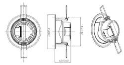 LS458 Beyaz Hareketli 5W LED Spot (3000K) - 2