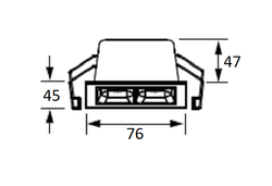 LS484 B 2'li Beyaz LED Spot (3000K) - 2