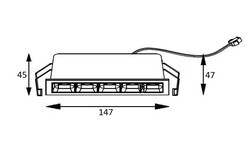 LS485 B 5'li Beyaz LED Spot (3000K) - 2