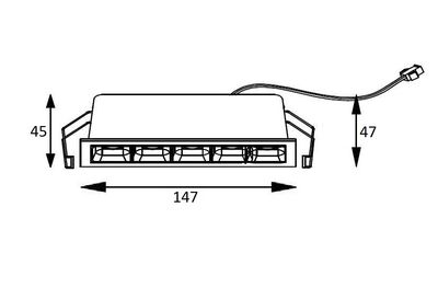 LS485 S 5'li LED Spot (3000K) - 2