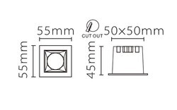 LS493 S LED Spot (3000K) - 2