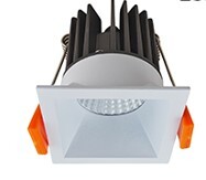 LS543 B Beyaz Kare Sabit LED Spot (3000K) - 1