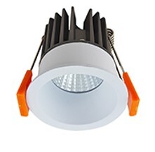 LS544 B Beyaz Yuvarlak Sabit LED Spot (3000K) - 1
