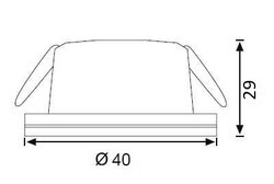 LS968 Alüminyum 3W LED Spot (3000K) - 2