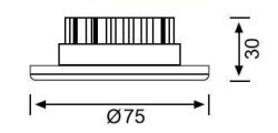 LS979 LED Boat Spot (3000K) - 2