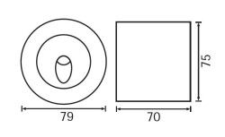 LW425 LED Duvar Armatürü (3000K) - 2