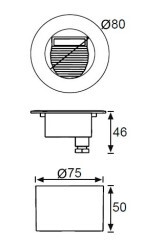 LW430 LED Duvar Armatürü (3000K) - 2