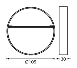 LW444 LED Bahçe Aplik (3000K) - 2