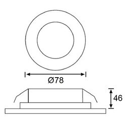 LW445 S Yuvarlak Led Spot - 2